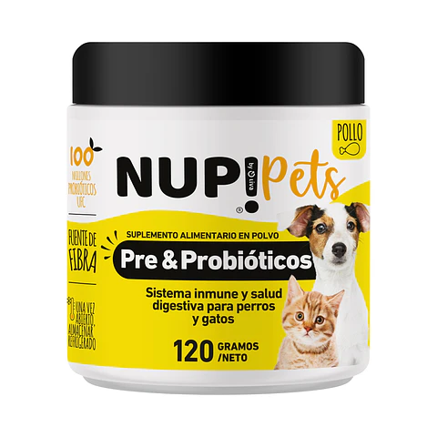 NUP! Pets Pre & Probióticos Pollo 120 g