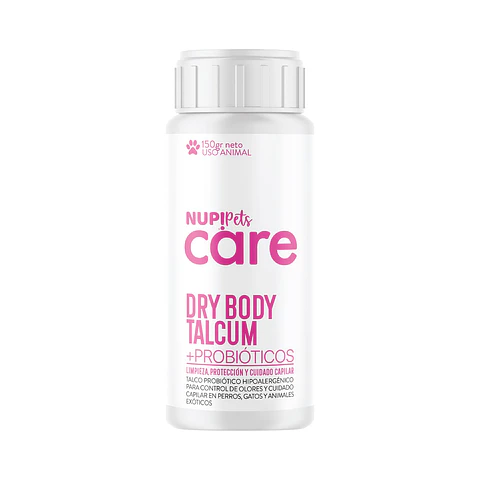 NUP! Pets Care Dry Body Talcum Probiótico 150 g