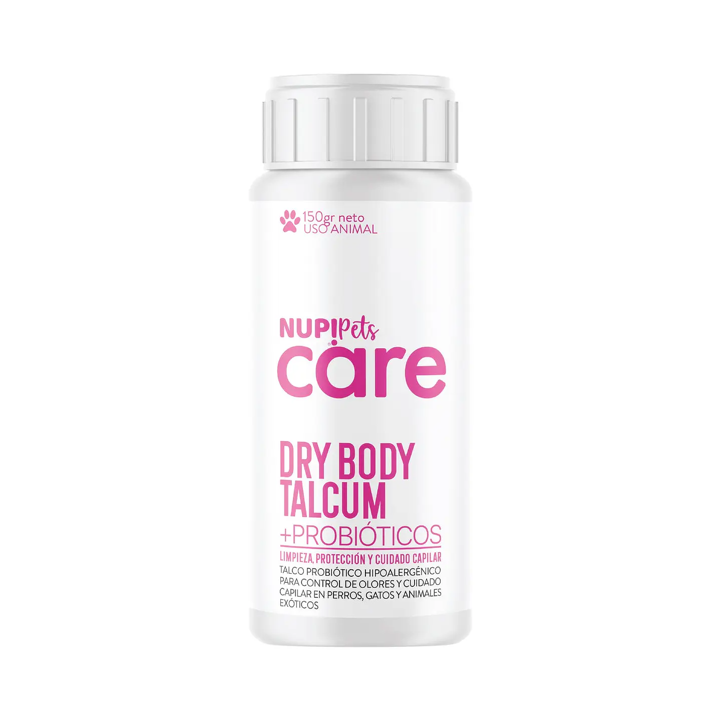 NUP! Pets Care Dry Body Talcum Probiótico 150 g 1