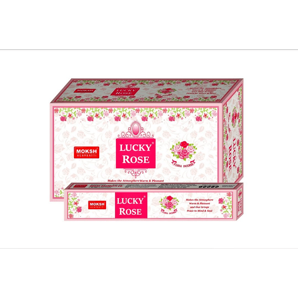 ROSA Incienso masala Moksh Lucky caja