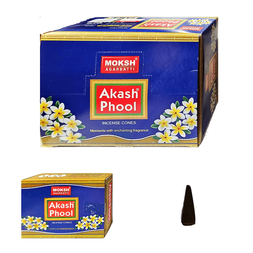 AKASHPHOOL Incienso Cono Moksh Caja