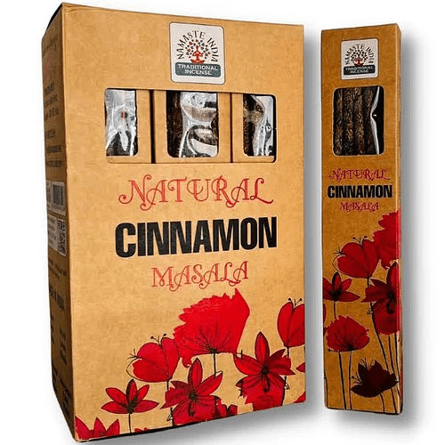 Canela Incienso Natural Organico - Namaste India - 1 un