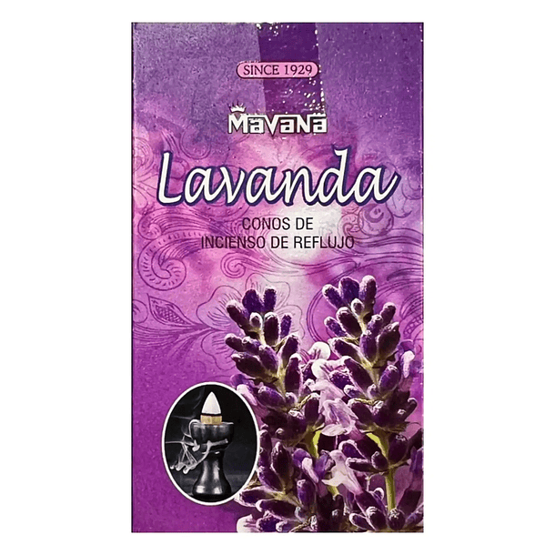 Lavanda Incienso Cono Mavana - 1 un