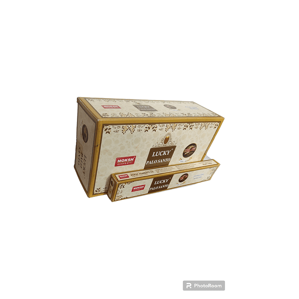 PALO SANTO Incienso masala Moksh Lucky caja