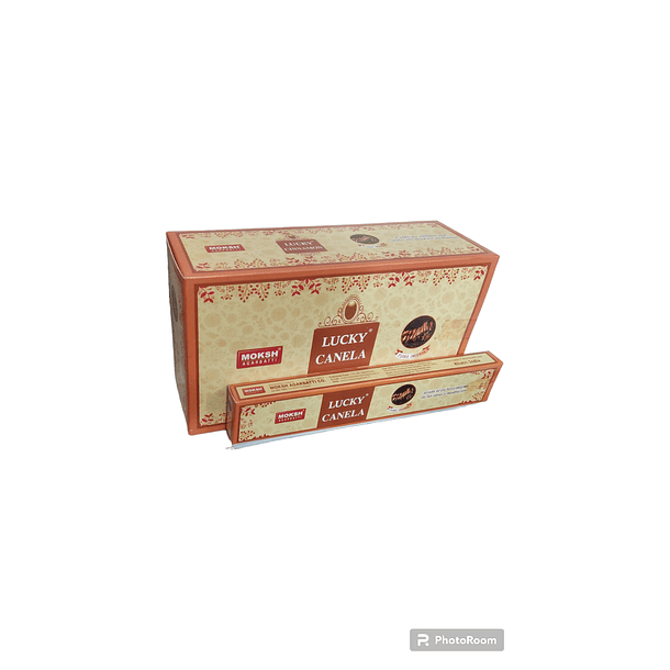 CANELA Incienso masala Moksh Lucky caja