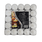Vela Flotante Blanca Tea-Light 4 Hr Aprox pack de 25 Velas 1