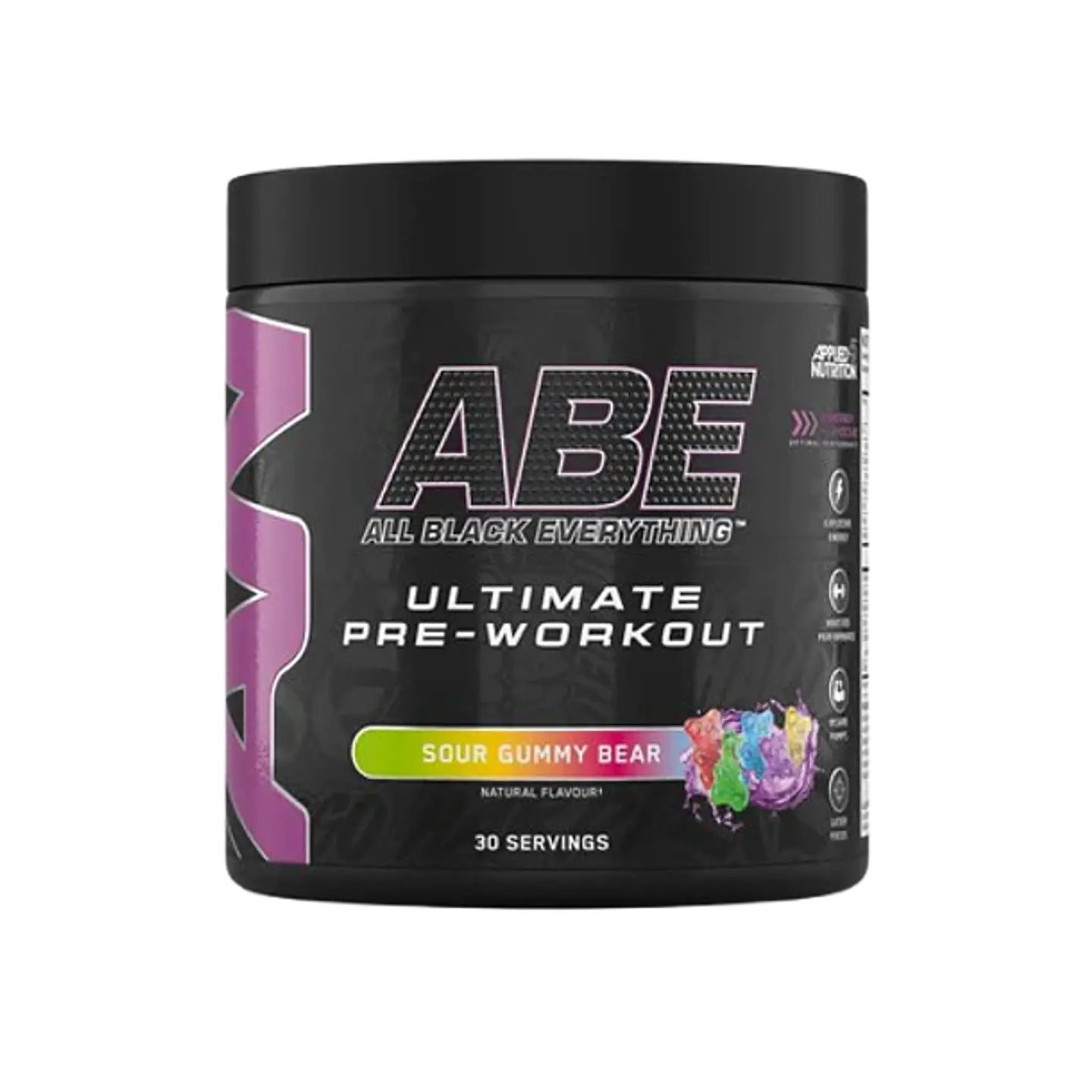ABE all black everything - extremely potent pre-workout powder 375gr 8