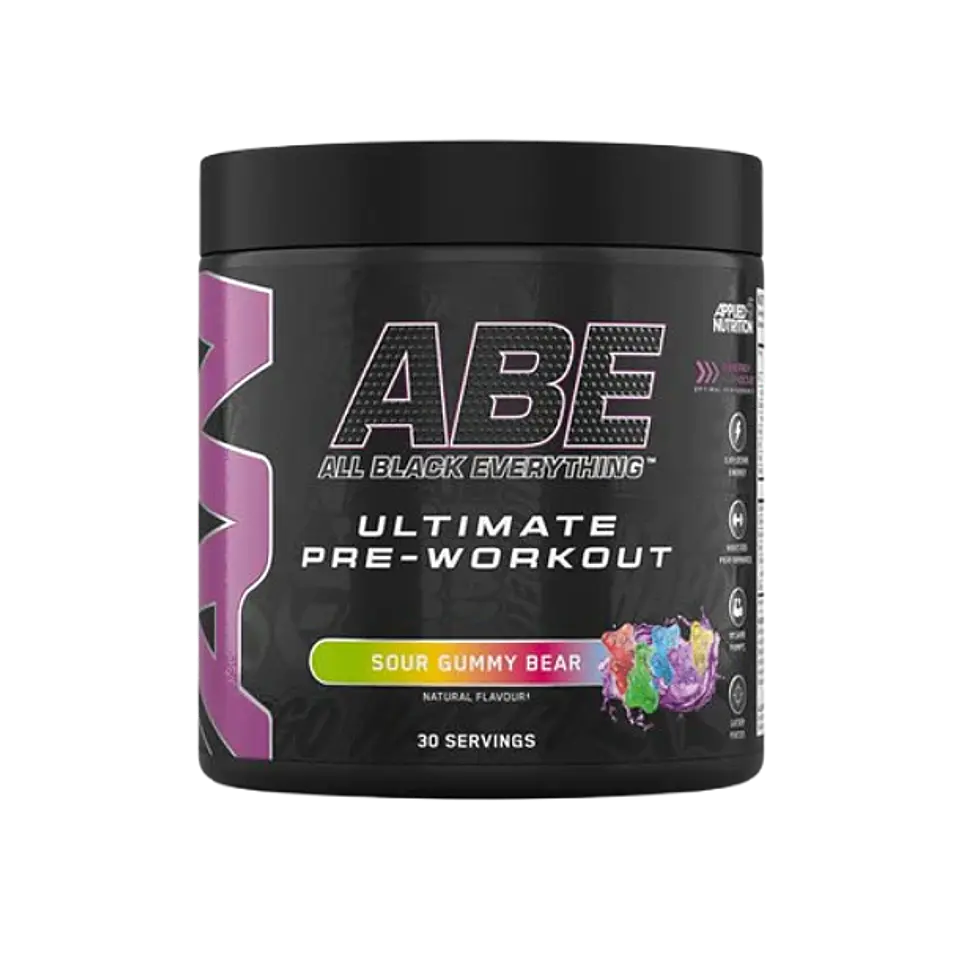 ABE all black everything - extremely potent pre-workout powder 375gr 8