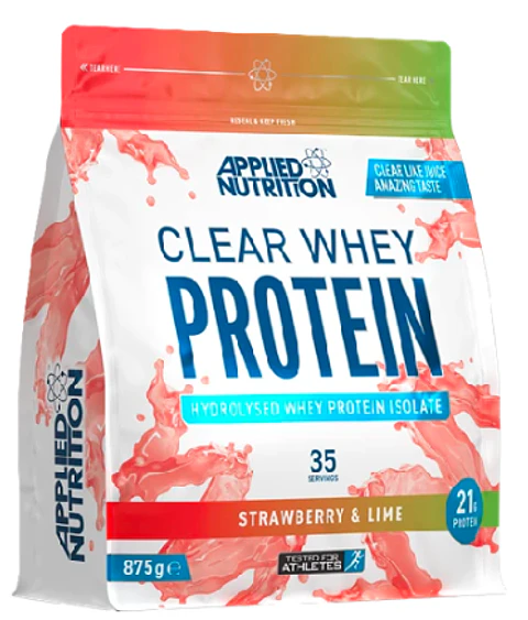 Clear hydrolyzed whey protein isolate