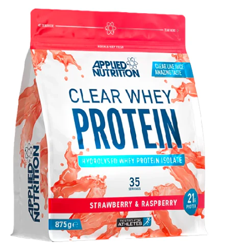 Clear hydrolyzed whey protein isolate