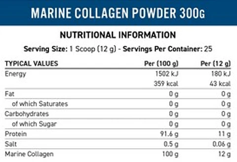 Marine collagen unflavoured 300gr
