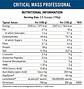 Critical mass original 6kg hipercalórico - Thumbnail 3