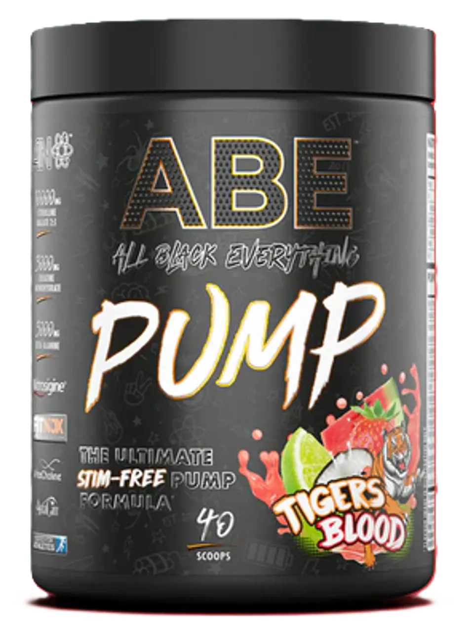 ABE Pump 500gr zero stim pre workout 2
