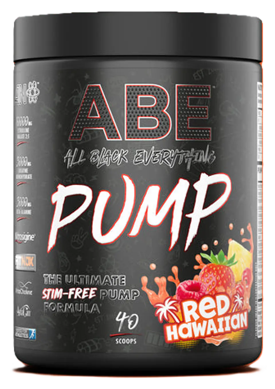 ABE Pump 500gr zero stim pre workout 3