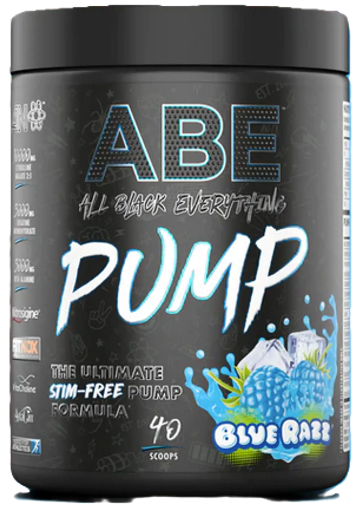 ABE Pump 500gr zero stim pre workout 1