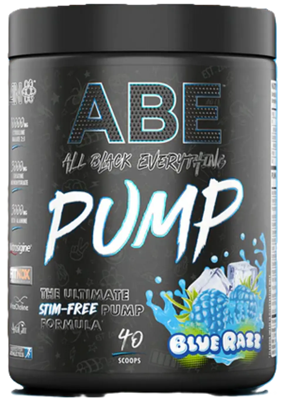 ABE Pump 500gr zero stim pre workout 1