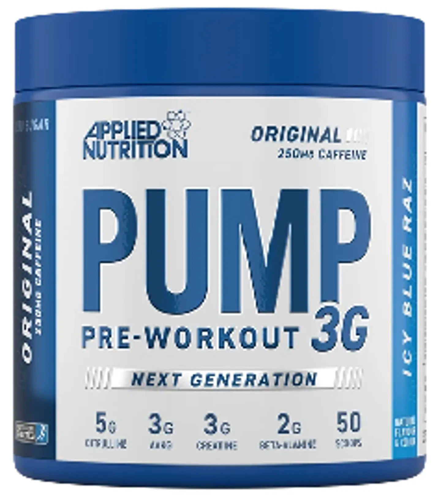 Pump 3G zero stim caffeine free pre-workout 375g 4