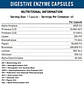 Digestive enzyme 60 cápsulas - Thumbnail 2