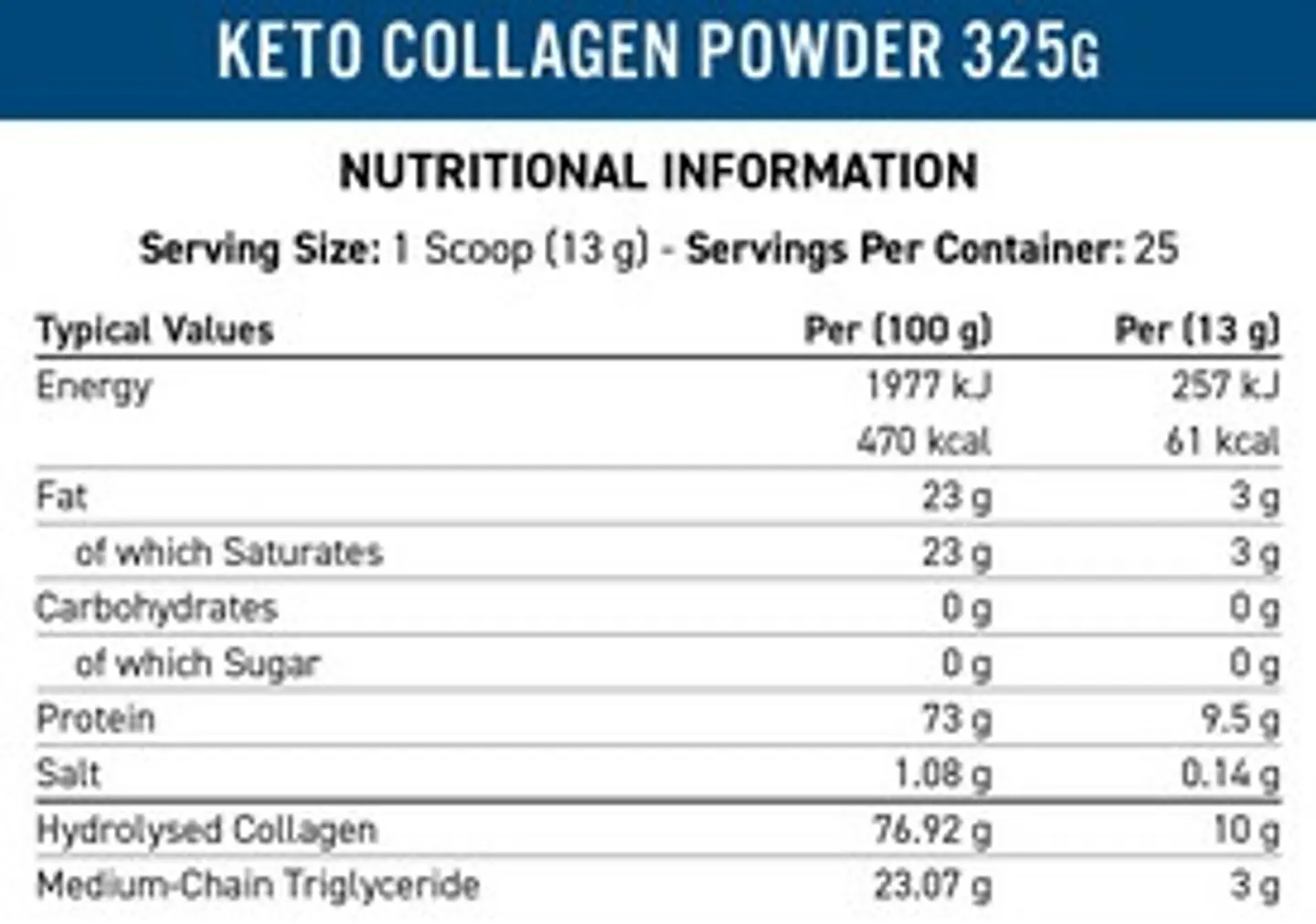 Keto collagen 325gr 2