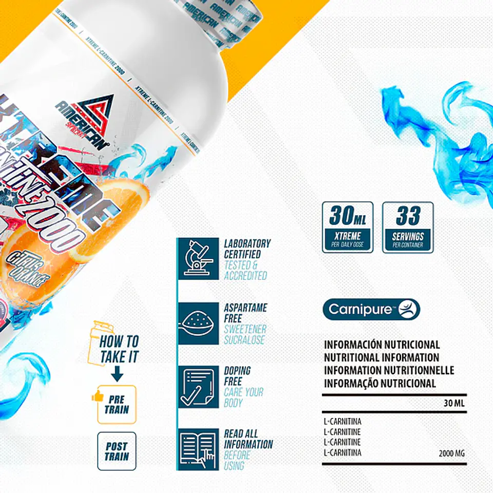 X-Treme l-carnitina 2000 1lt 2