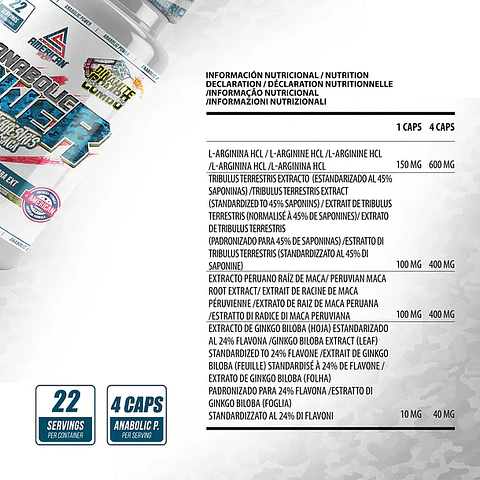 Anabolic power tribulus terrestris com maca