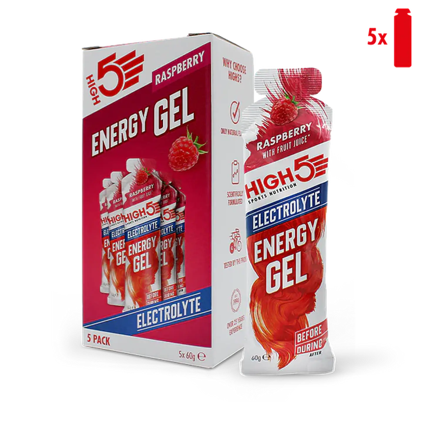 Energy gel eletrólito 5 pack 1