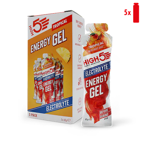 Energy gel eletrólito 5 pack