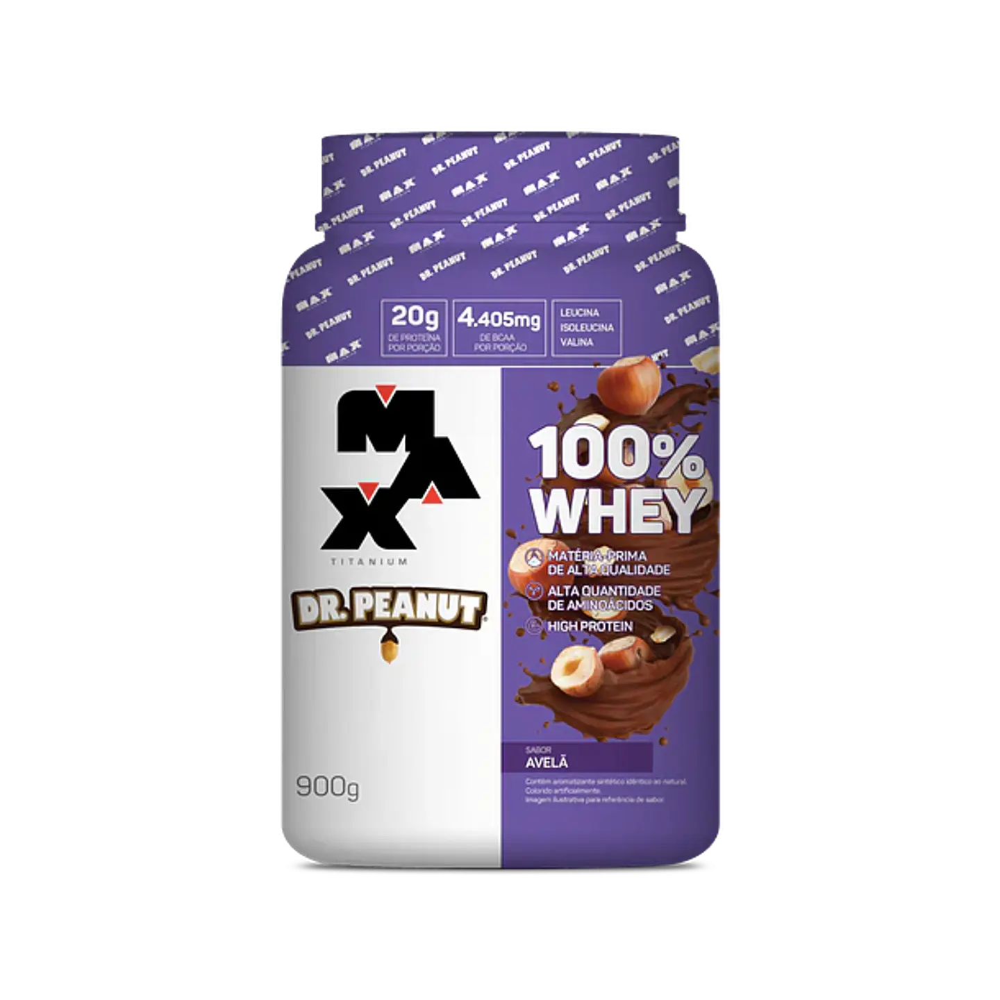 Whey protein Dr. peanut 100% whey 900g 1