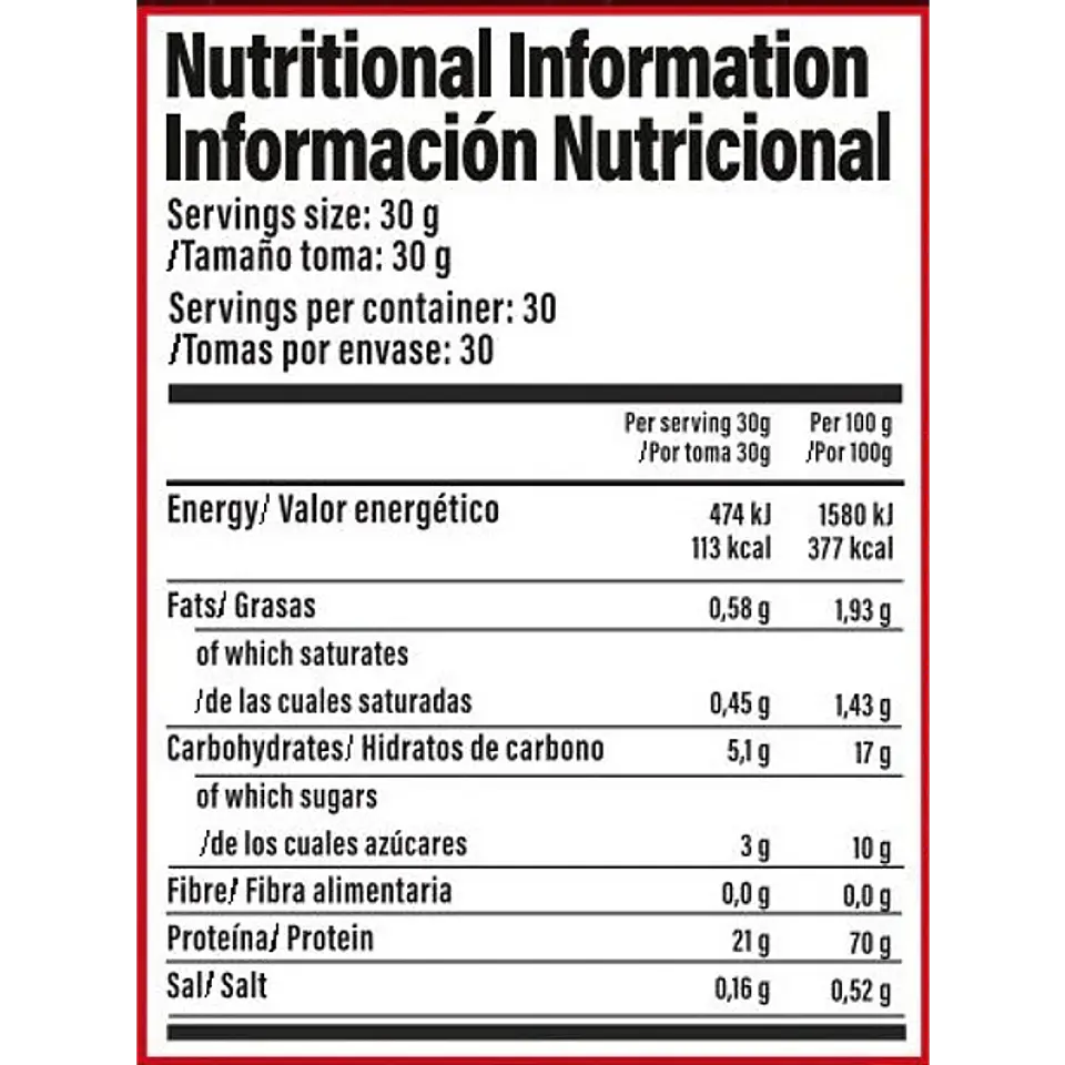 Advanced whey core 100% whey protein 31