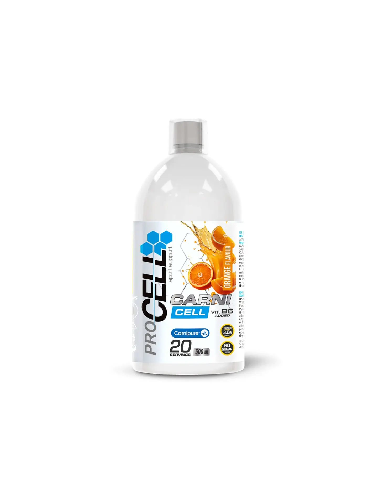Carni cell 500ml carnipure laranja 1
