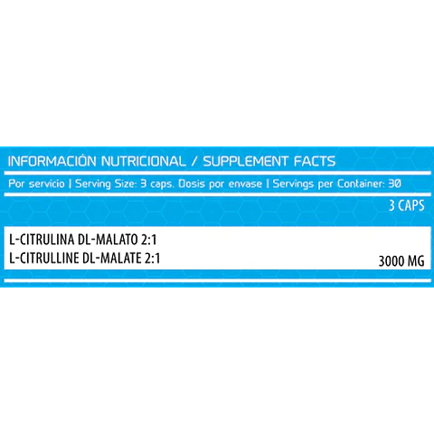 Malato de citrulina 90 caps.