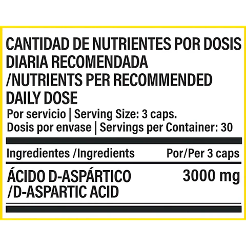 Acido aspartico DAA 90 caps