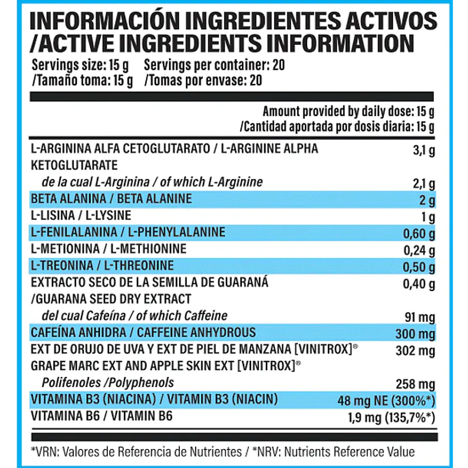 Prework cell 300gr laranja mirtilo 2