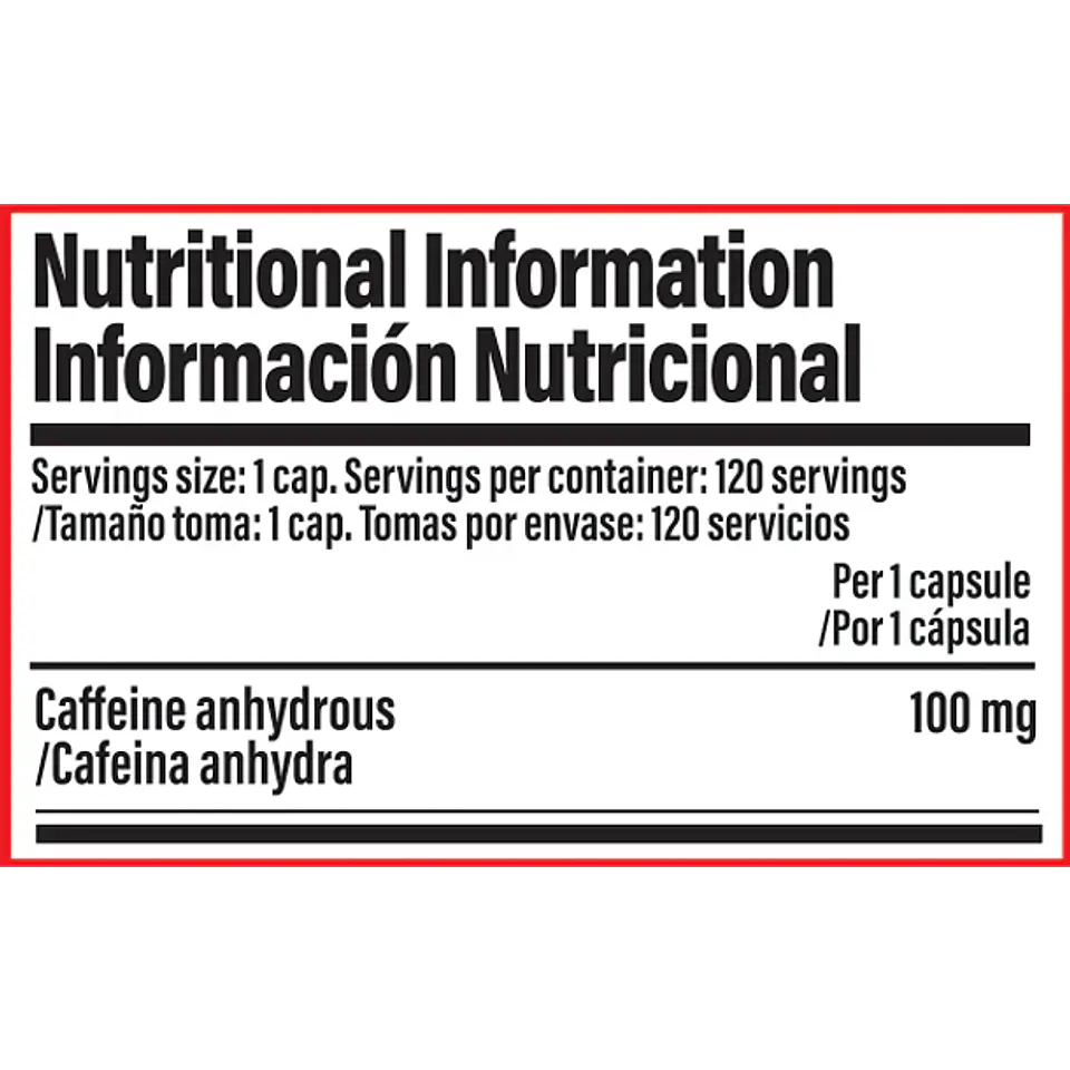 Caffeine core 120 caps 2
