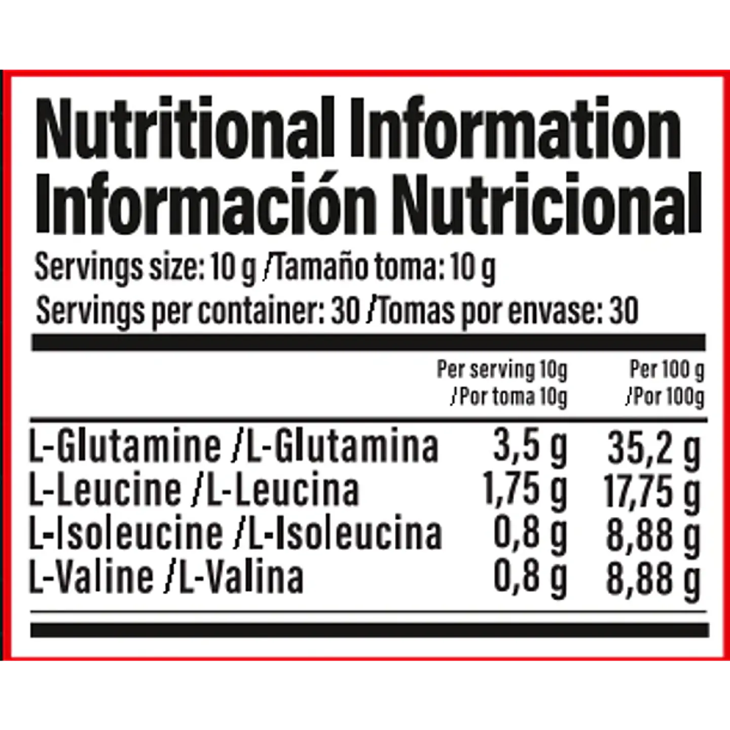 Bcaa+glutamine core 300gr 3