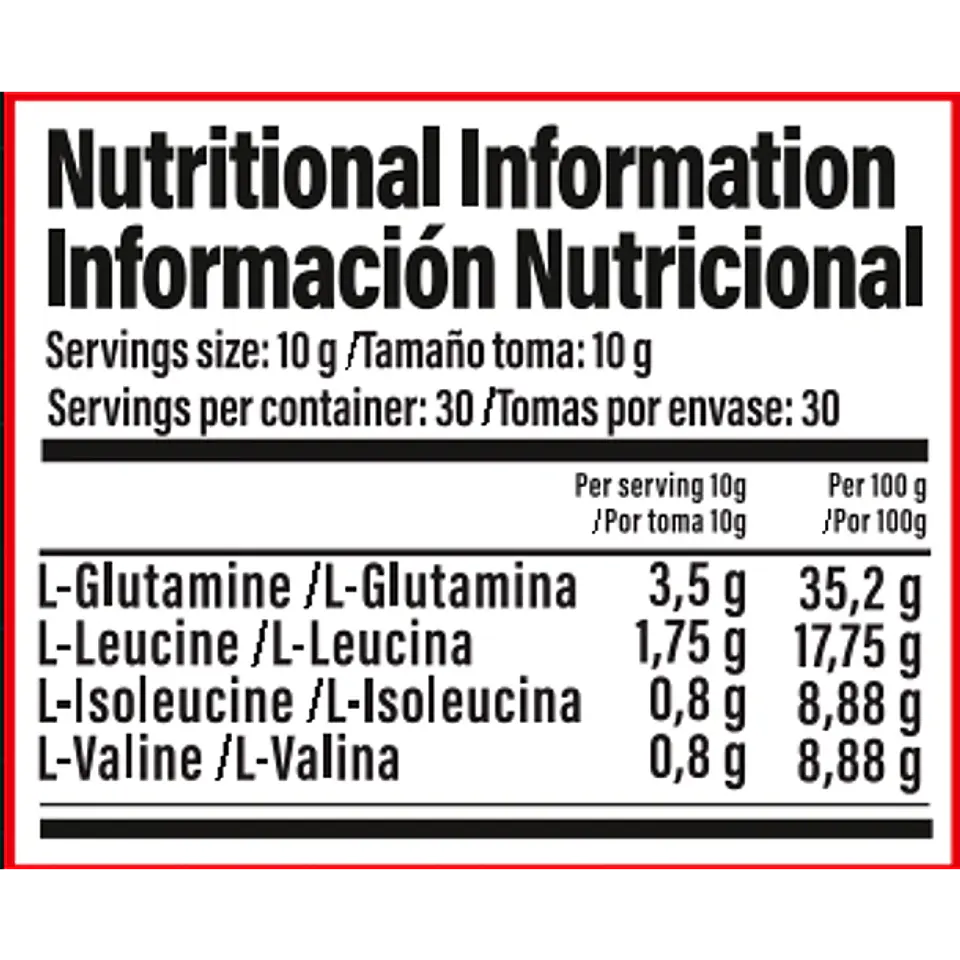 Bcaa+glutamine core 300gr 3