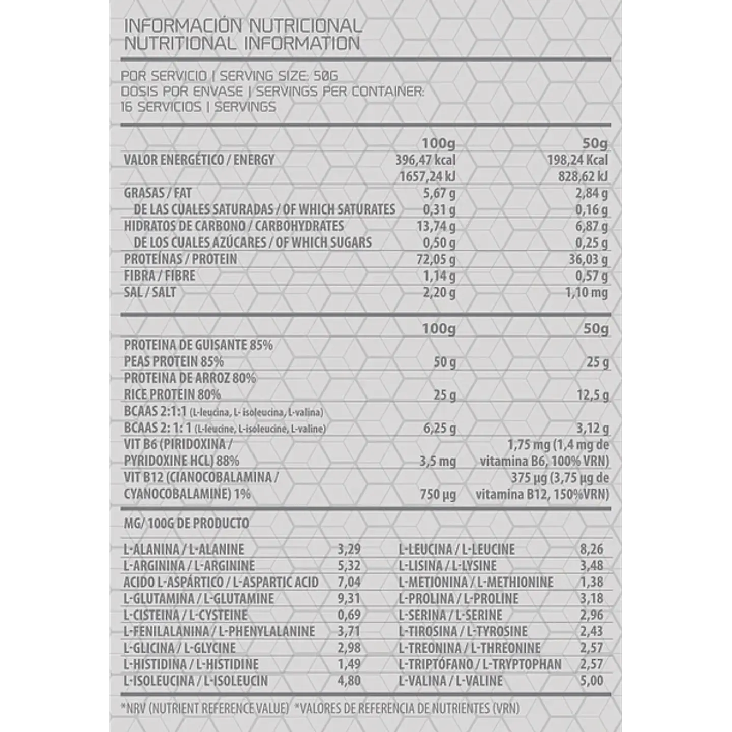 Vegan cell health serius 800gr 3