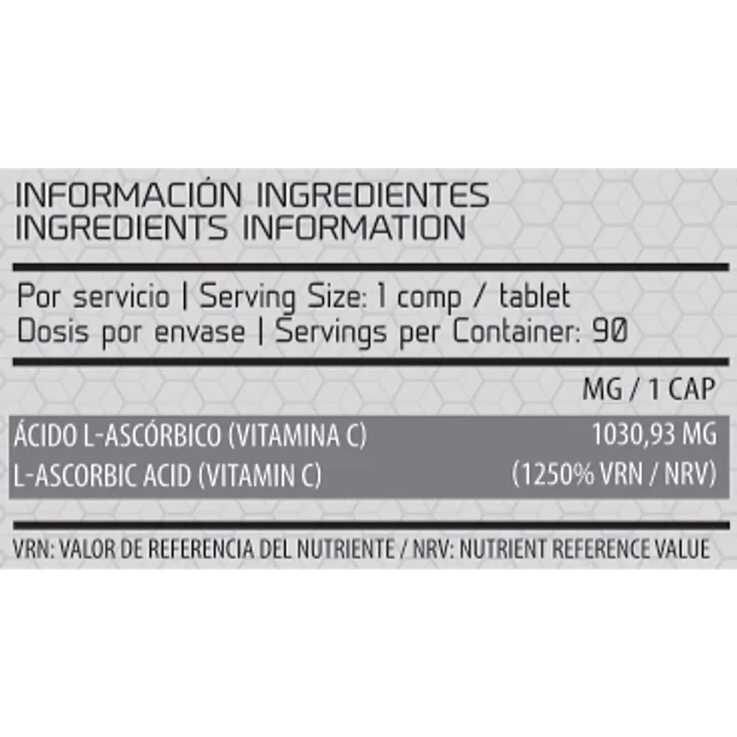 Vitamina C 90 cápsulas 2