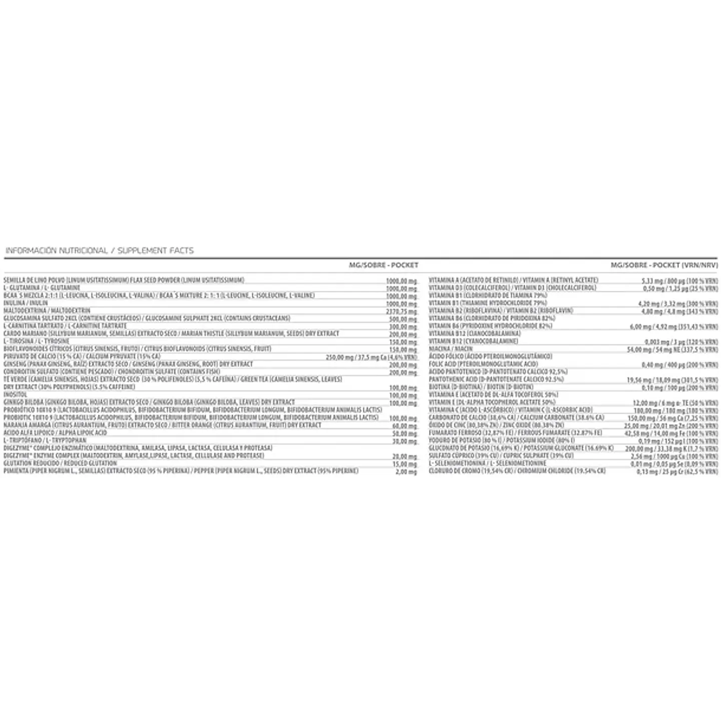Multi cell plus, 30 saquetas 2