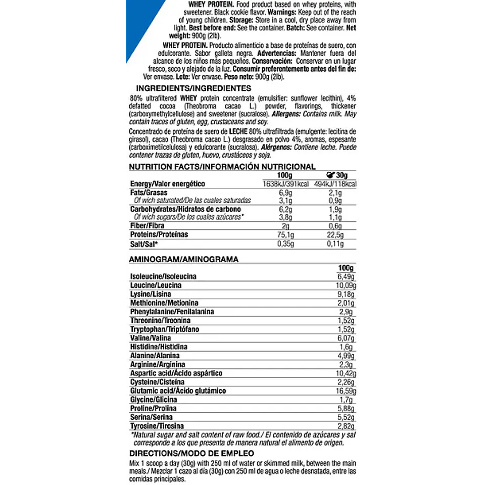 Whey Protein 900gr 6