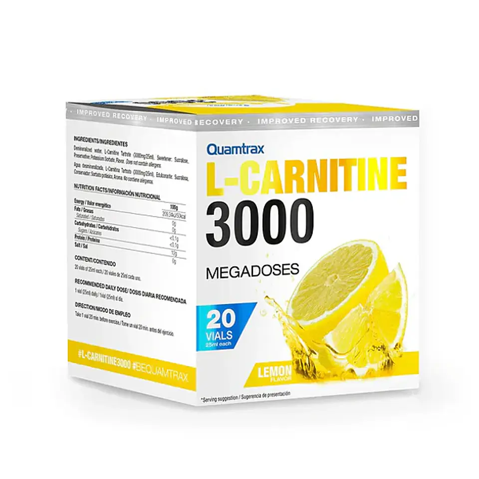 L'carnitina 3000 megadoses 25mlx20doses 10