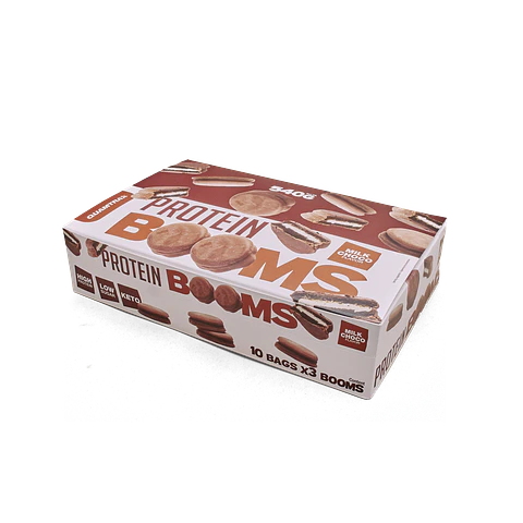 Protein booms 3boomsx10und milk choco