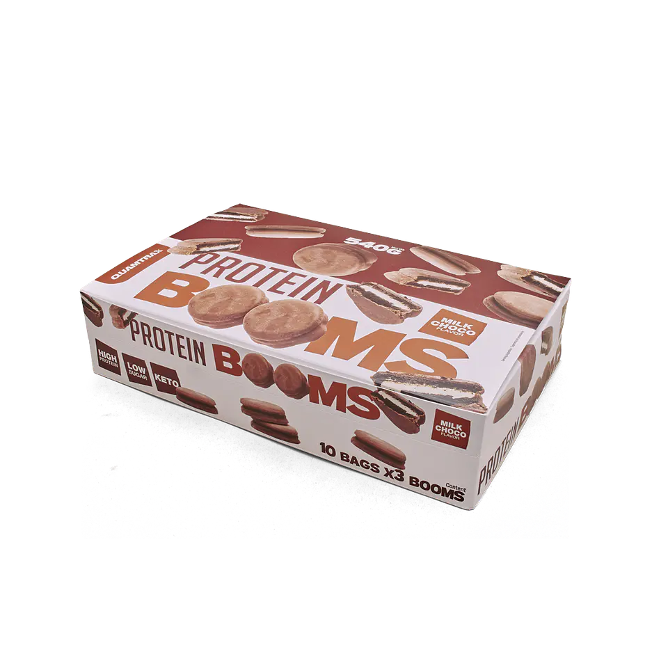 Protein booms 3boomsx10und milk choco 1