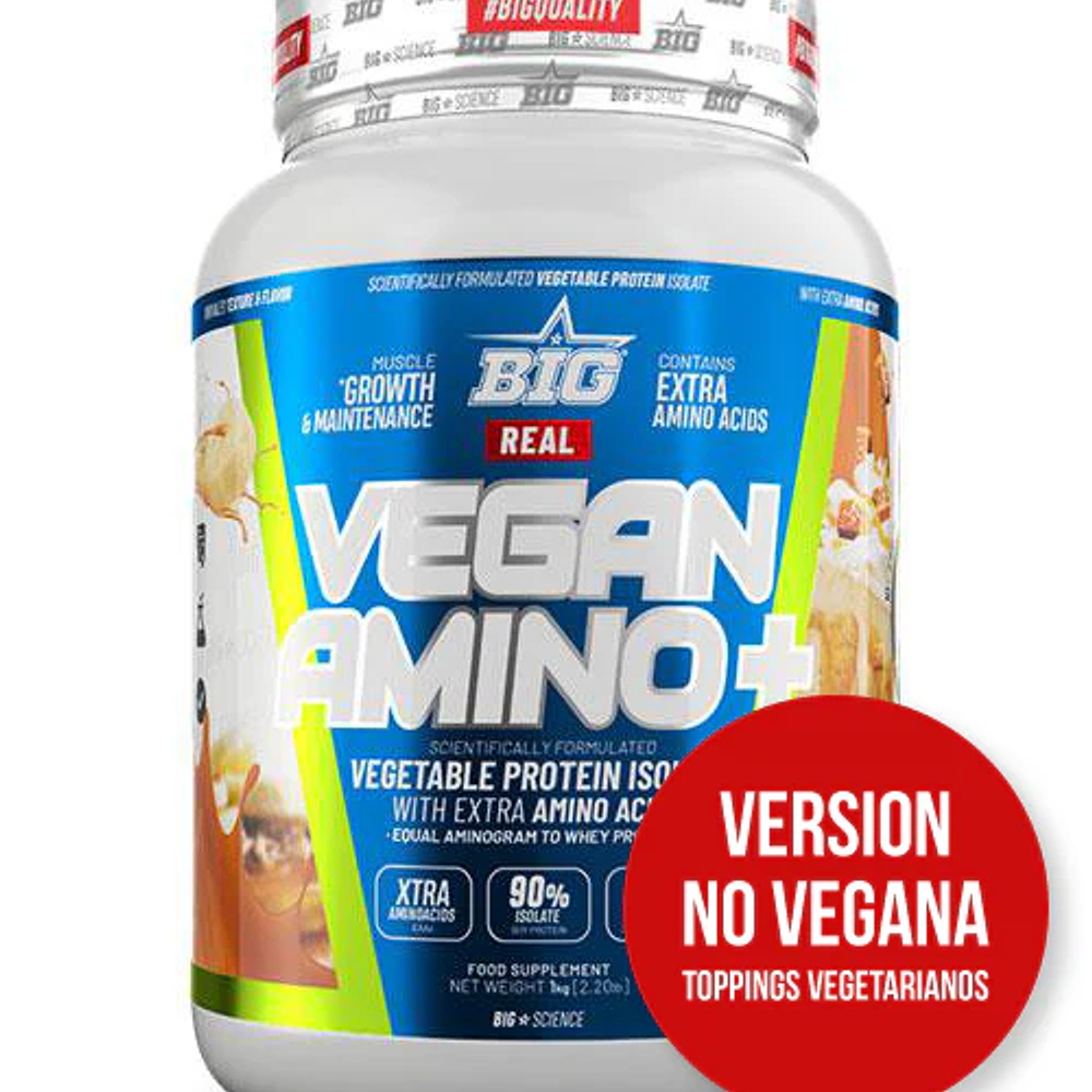 Real Vegan Amino+ (1KG) Banana and Caramel