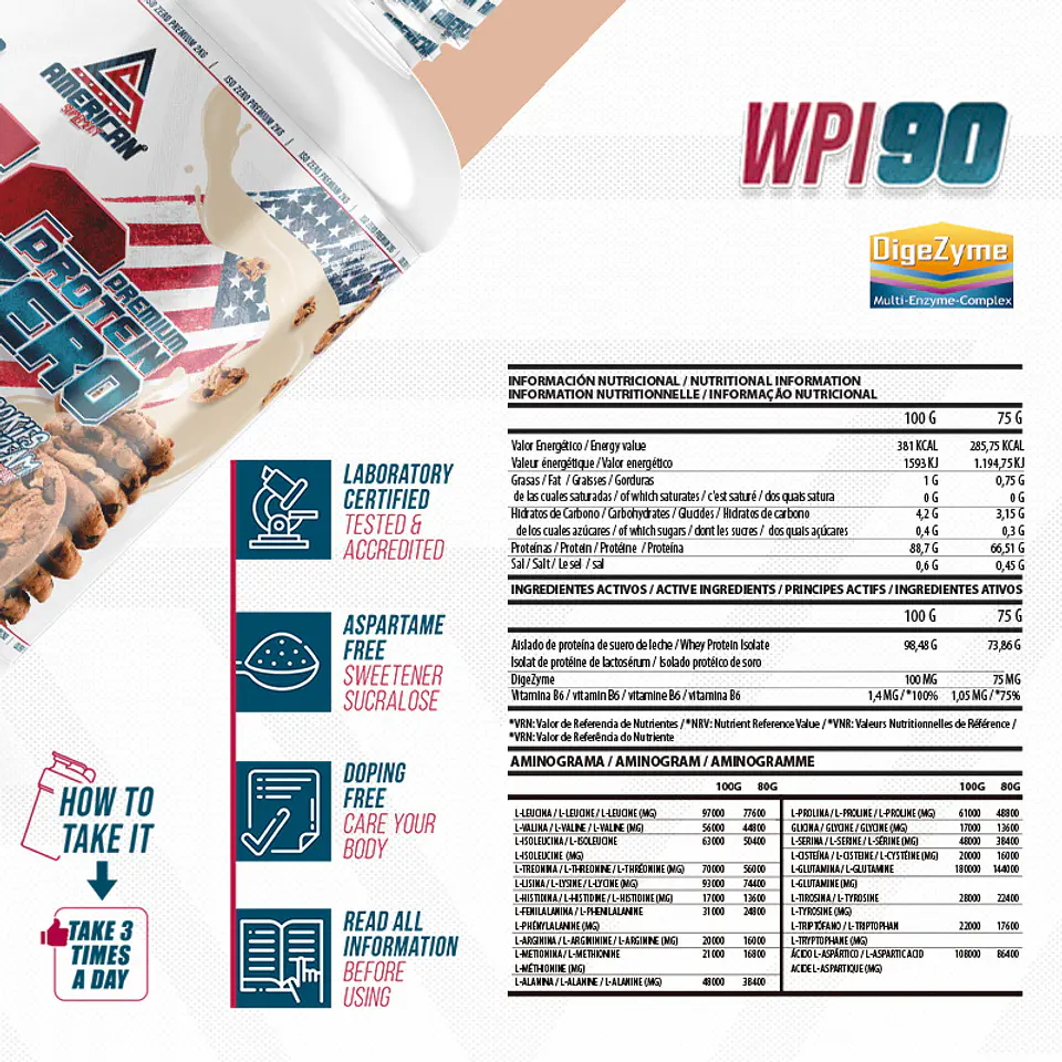 Premium Protein Iso Zero  9