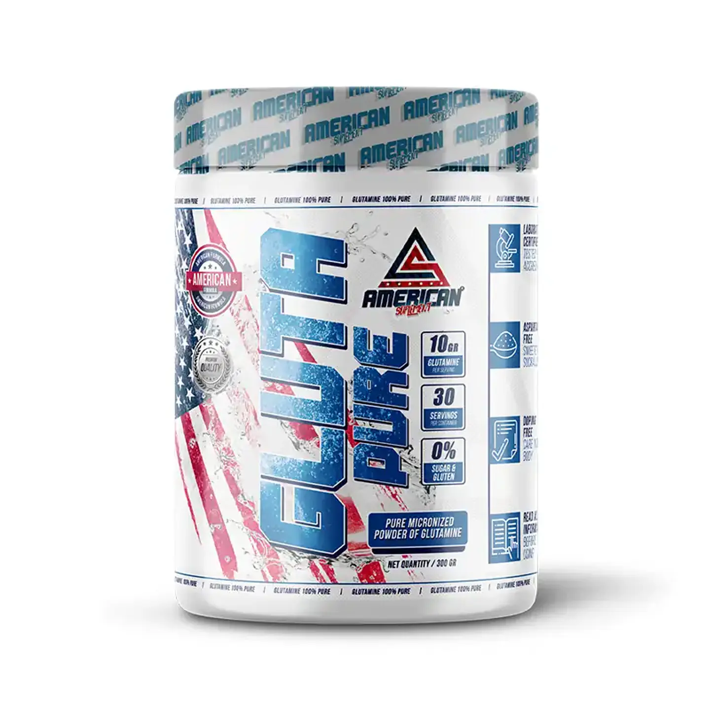 Gluta pure 100% glutamina fermentada 330gr 1