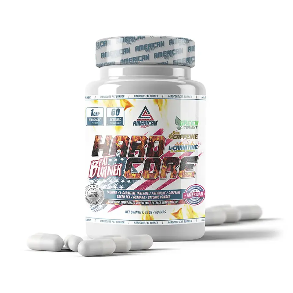 Hard core fat burner 60 cápsulas 1
