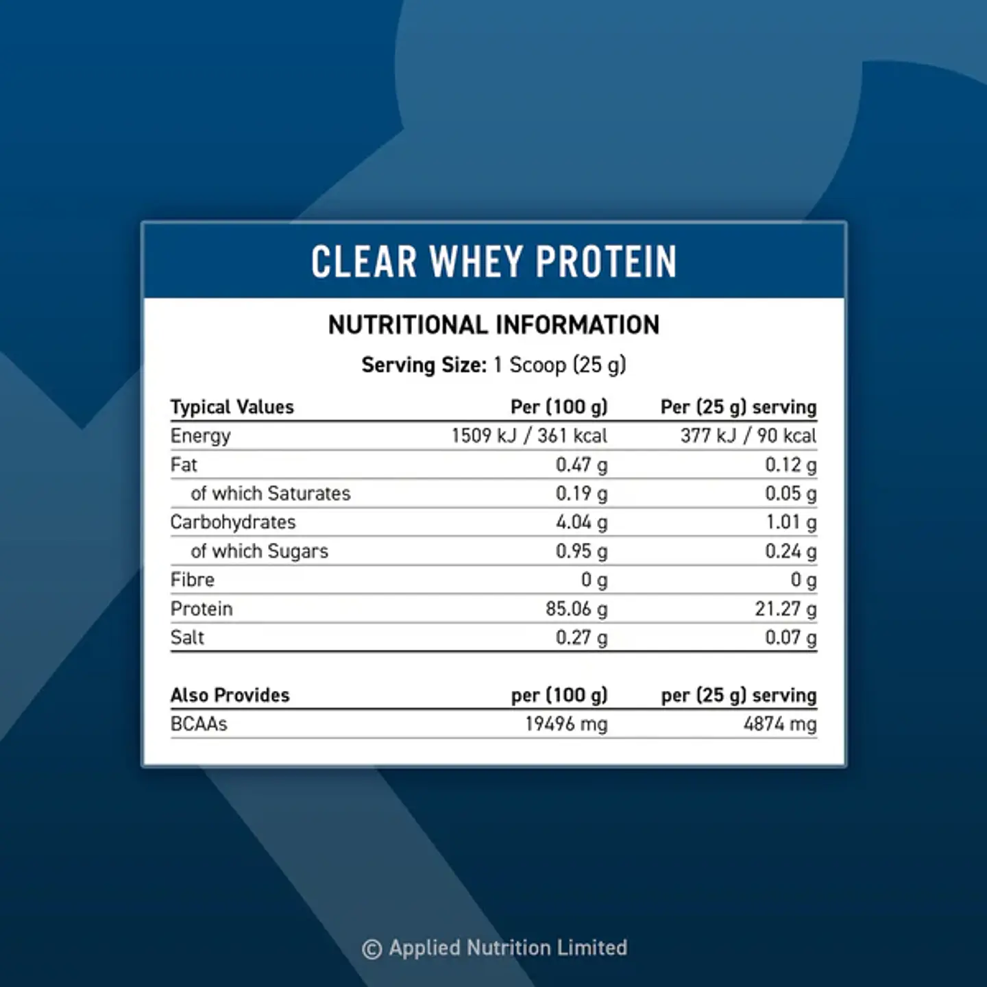 Clear Whey Protein 5