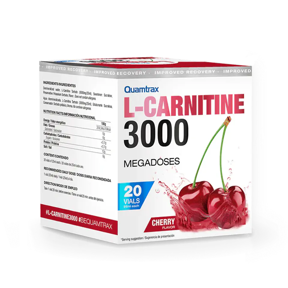 L'carnitina 3000 megadoses 25mlx20doses 1
