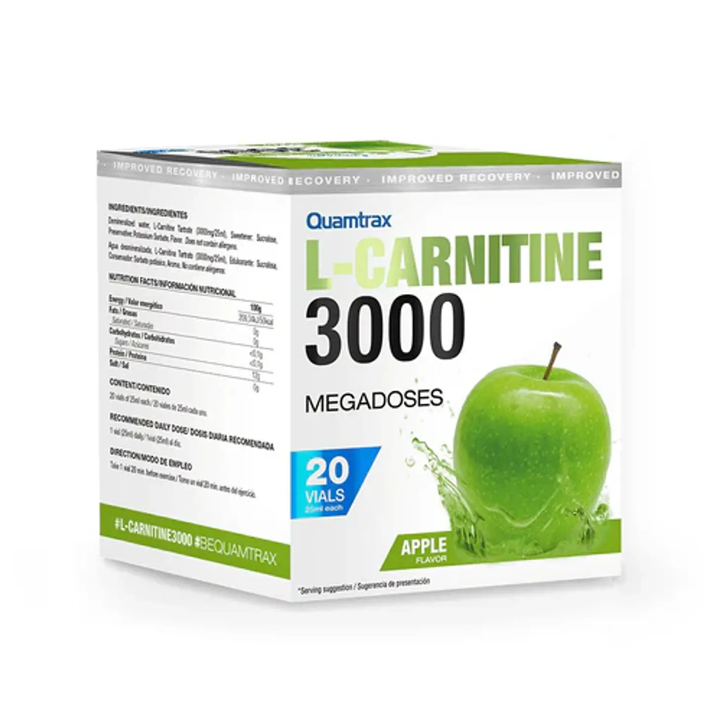 L'carnitina 3000 megadoses 25mlx20doses 3